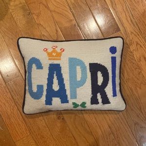 Jonathan Adler Capri Needlepoint Pillow